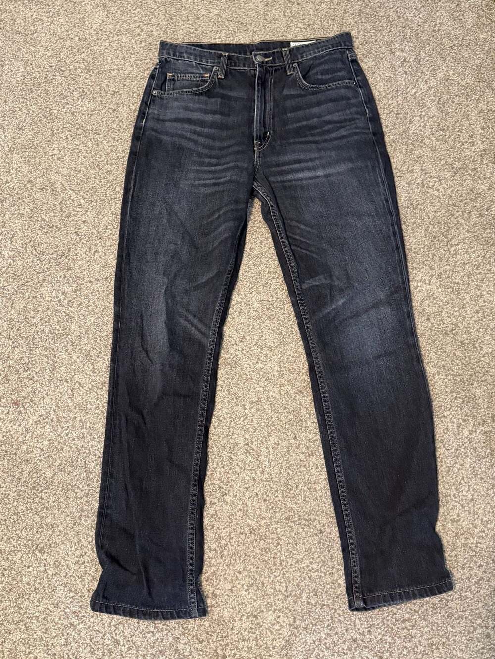 AVIATOR Straight Fit Midnight Indigo Jeans Size 28